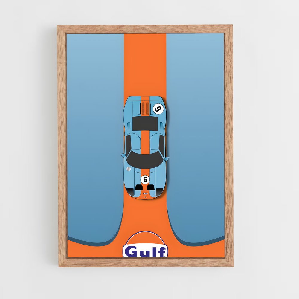 ap-gt40 gulf-3 cadre Bois clair