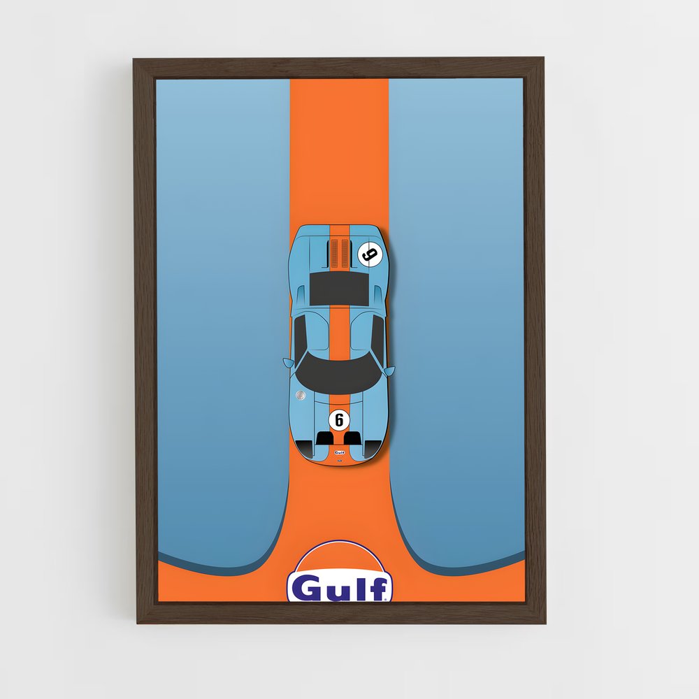 ap-gt40 gulf-3 cadre Bois foncé