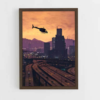 ap-gta v-3 cadre Bois foncé