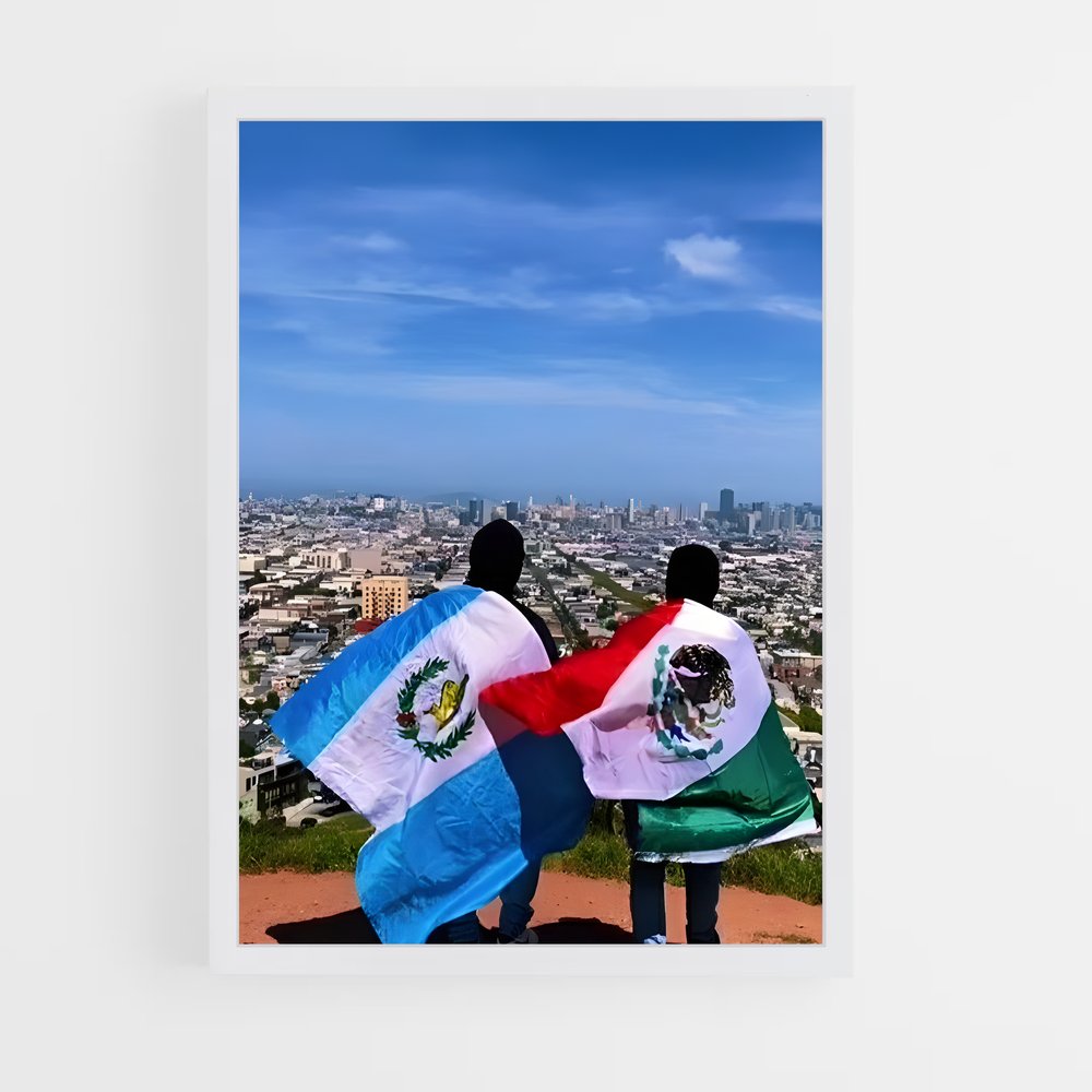 ap-guatemala flag-2 cadre Blanc