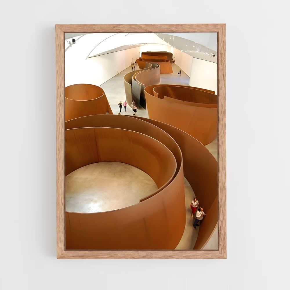 ap-guggenheim bilbao-1 cadre Bois clair