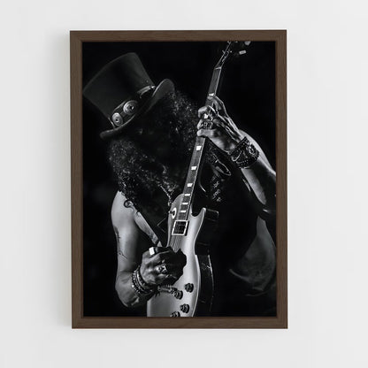 ap-guns n' roses-2 cadre Bois foncé