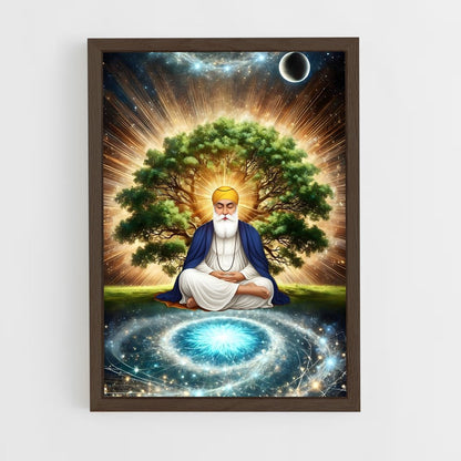 ap-guru nanak-4 cadre Bois foncé