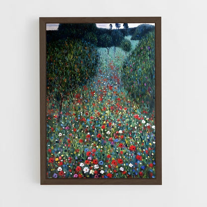 ap-gustav klimt-10 cadre Bois foncé