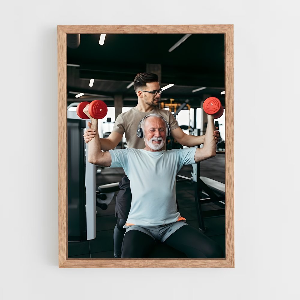 ap-gym trainer-10 cadre Bois clair