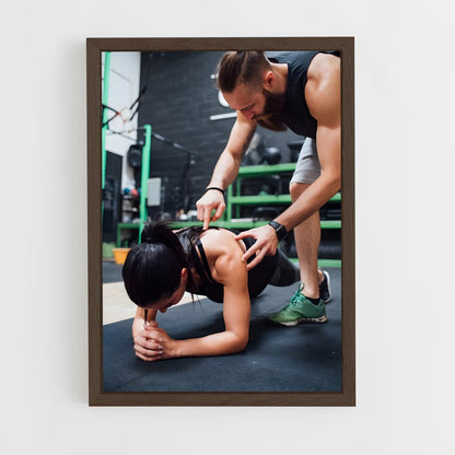 ap-gym trainer-3 cadre Bois foncé