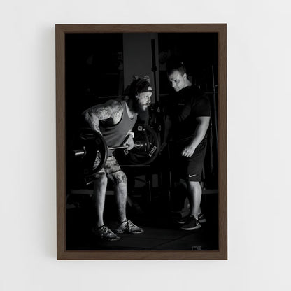 ap-gym trainer-7 cadre Bois foncé