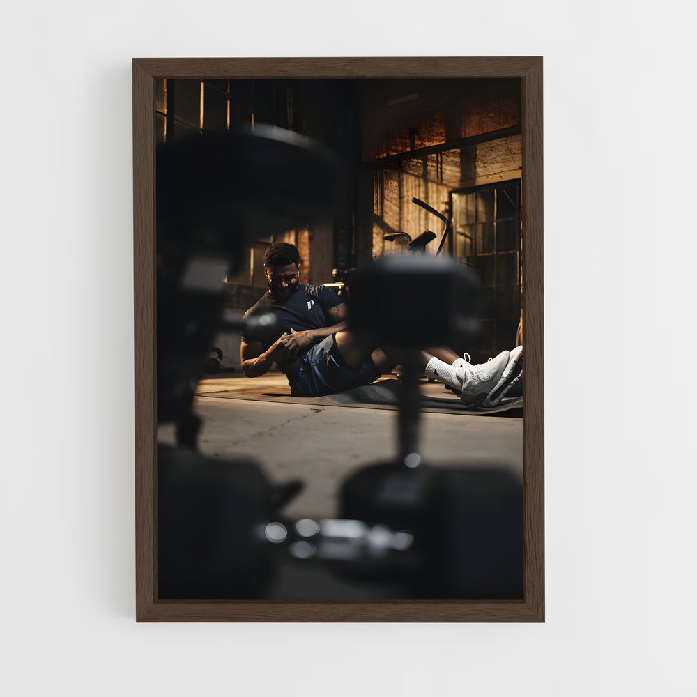 ap-gym trainer-8 cadre Bois foncé