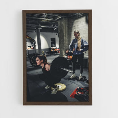 ap-gym trainer-9 cadre Bois foncé