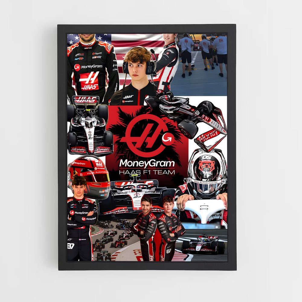ap-haas f1 team-3 cadre Noir