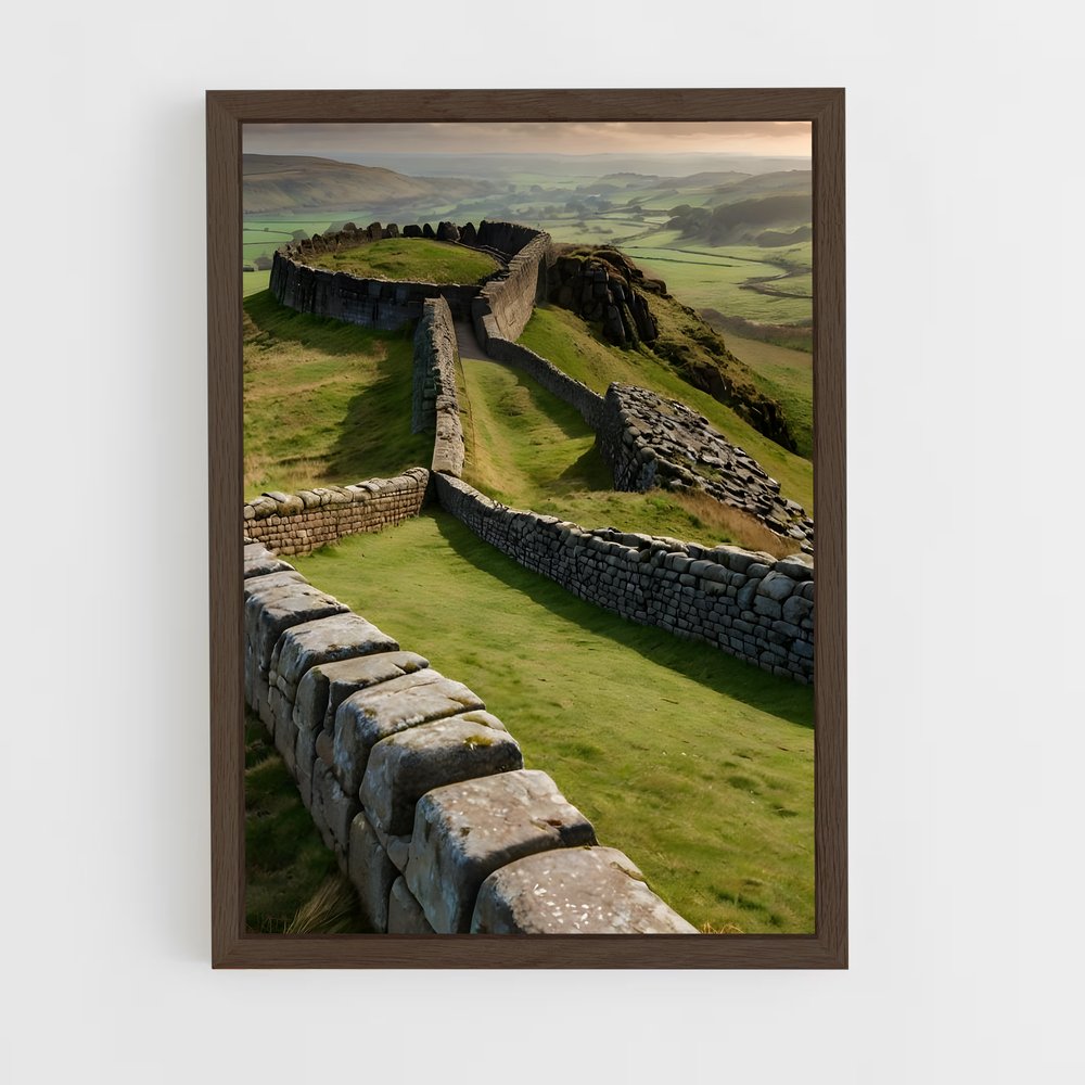 ap-hadrians wall-2 cadre Bois foncé