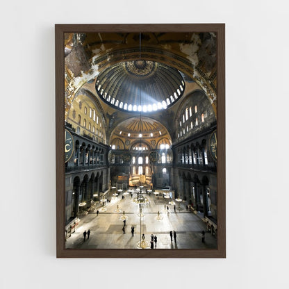 ap-hagia sophia-10 cadre Bois foncé