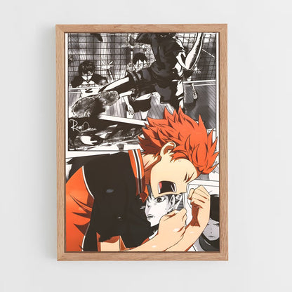 ap-haikyuu-14 cadre Bois clair