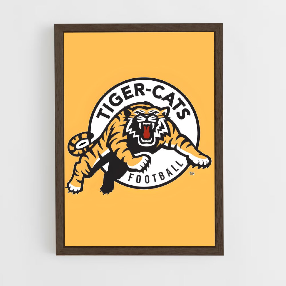 ap-hamilton tiger-cats-1 cadre Bois foncé