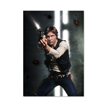 Poster Solo à Blaster