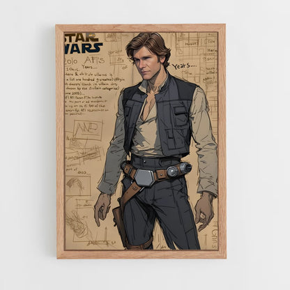 ap-han solo-1 cadre Bois clair