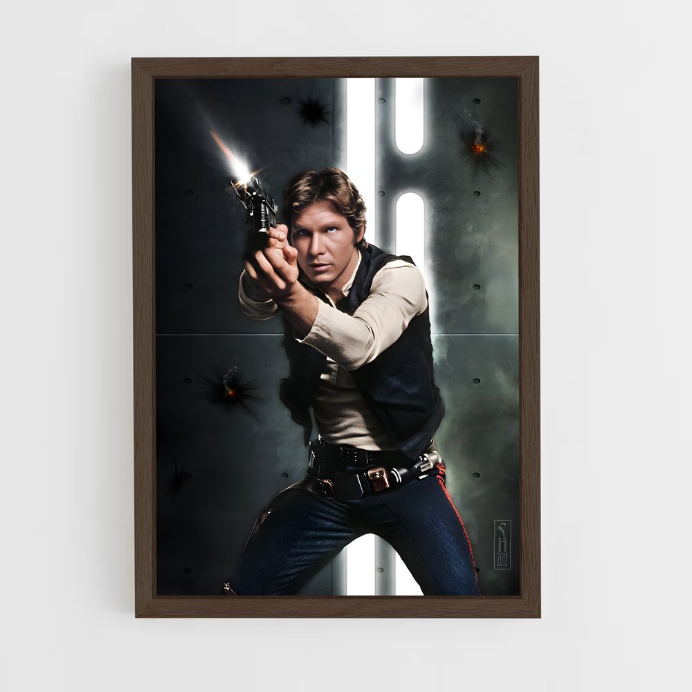 ap-han solo-4 cadre Bois foncé