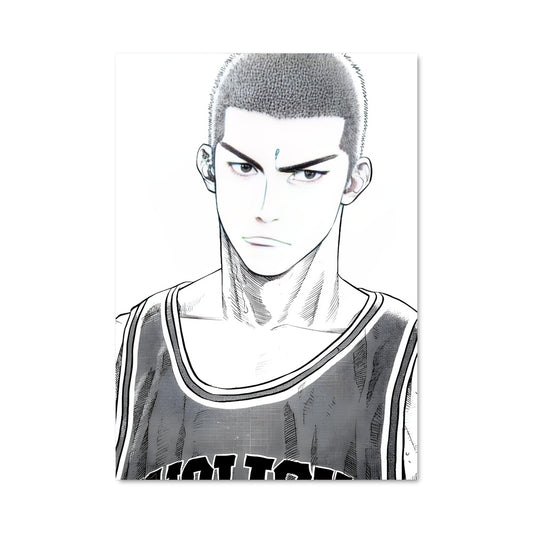 Poster Slam Dunk à l'Encre Noire