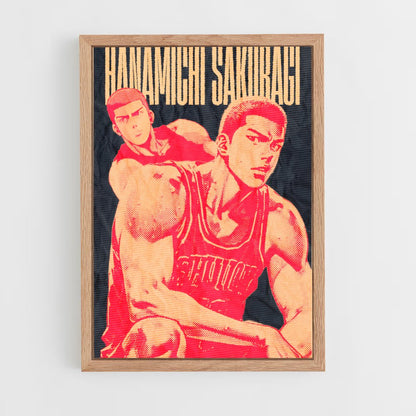 ap-hanamichi sakuragi-3 cadre Bois clair