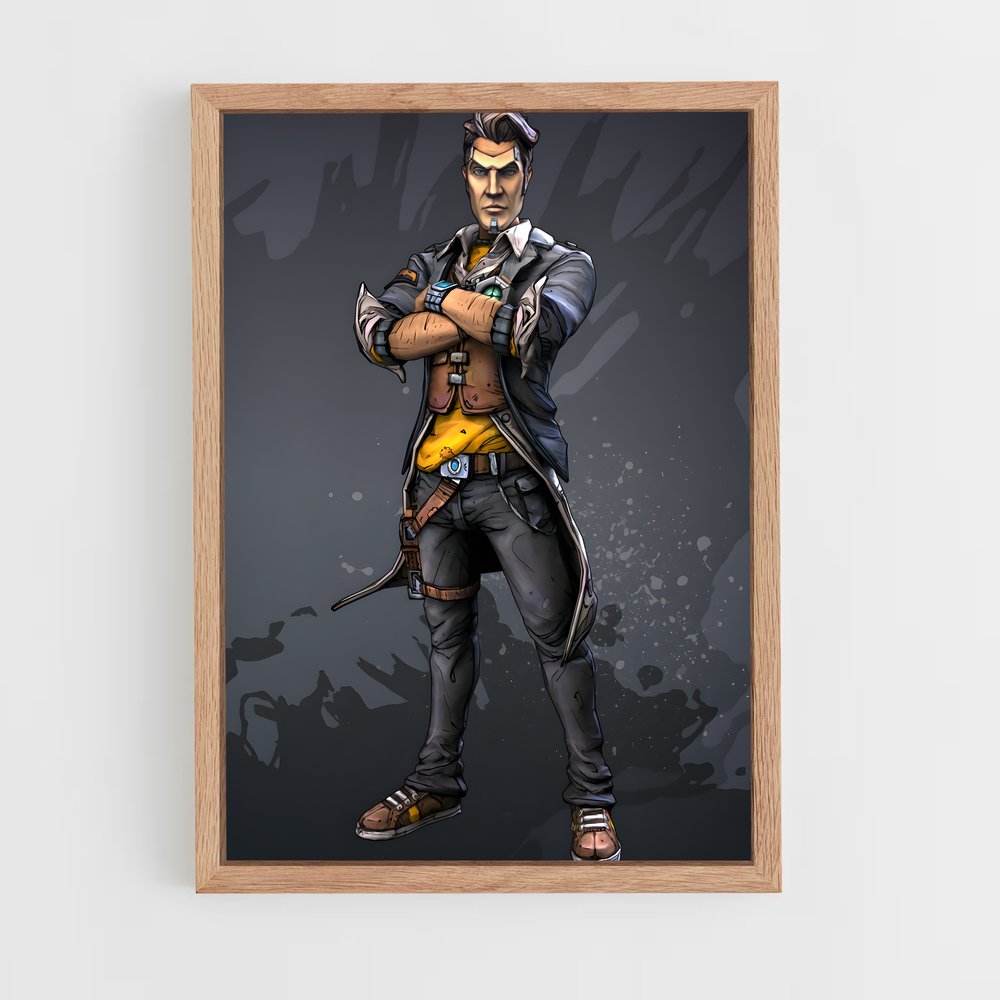 ap-handsome jack-1 cadre Bois clair