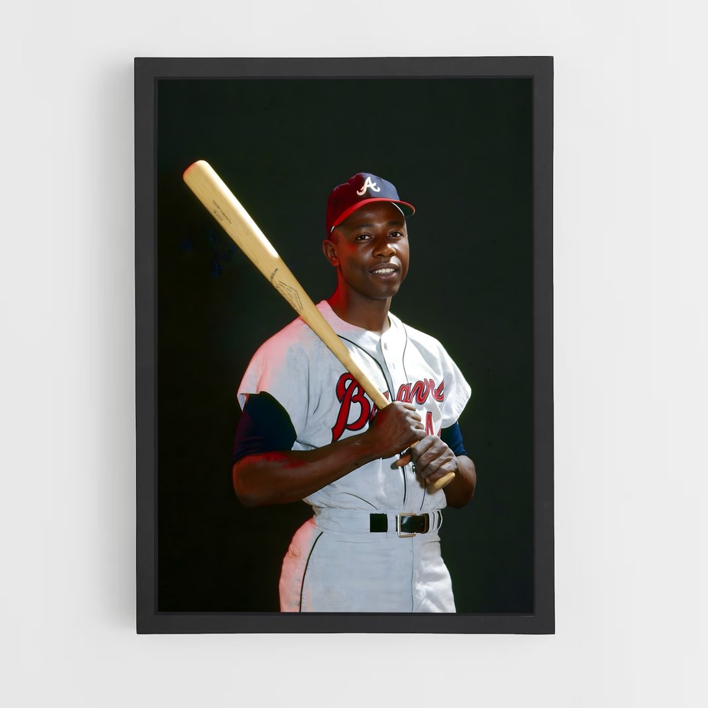 ap-hank aaron-2 cadre Noir