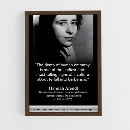 ap-hannah arendt-2 cadre Bois foncé
