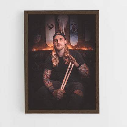 ap-hannes van dahl-1 cadre Bois foncé