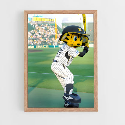 ap-hanshin tigers-2 cadre Bois clair