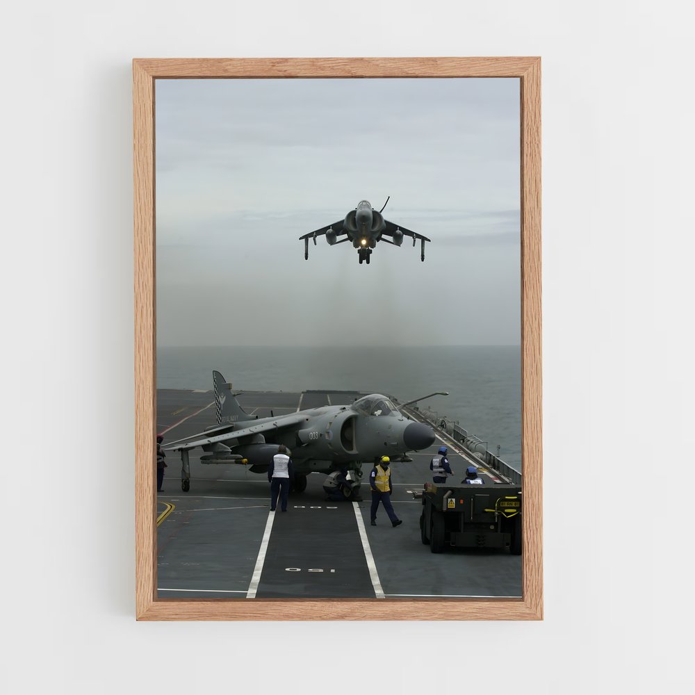 ap-harrier jump jet-2 cadre Bois clair