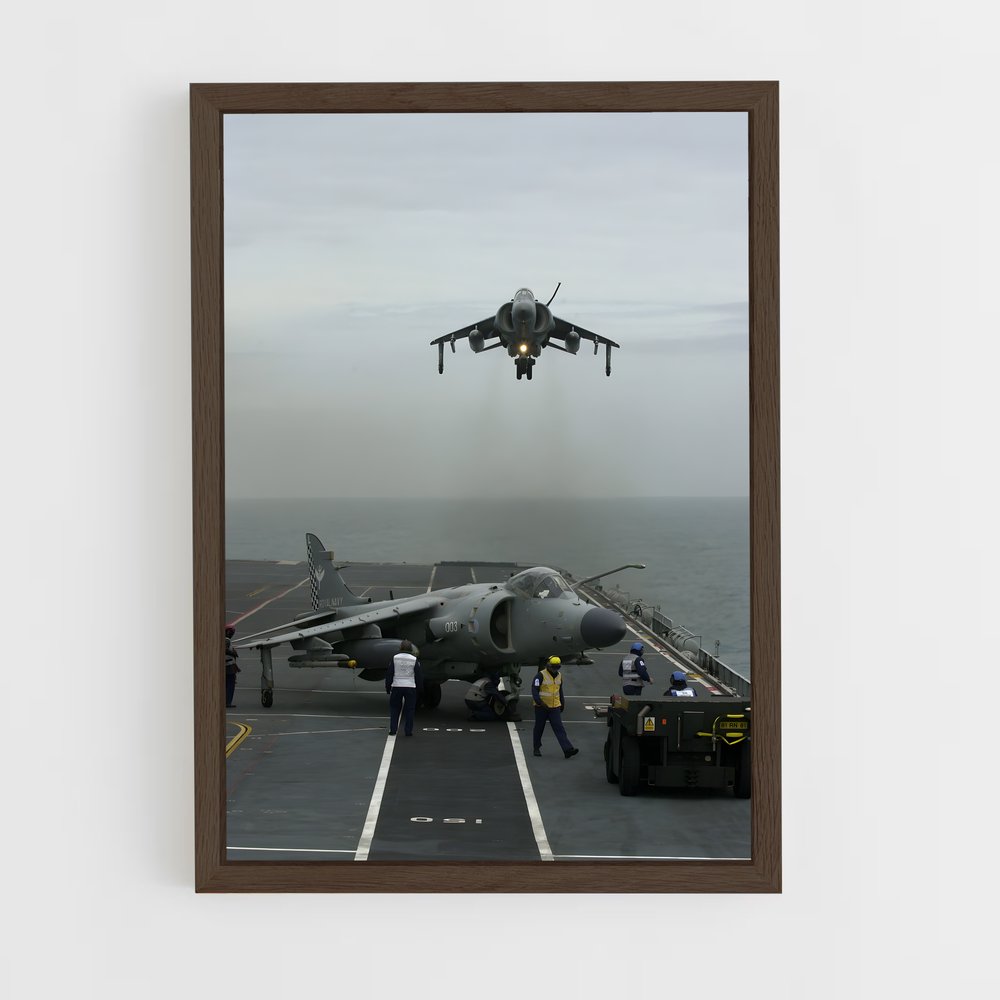 ap-harrier jump jet-2 cadre Bois foncé