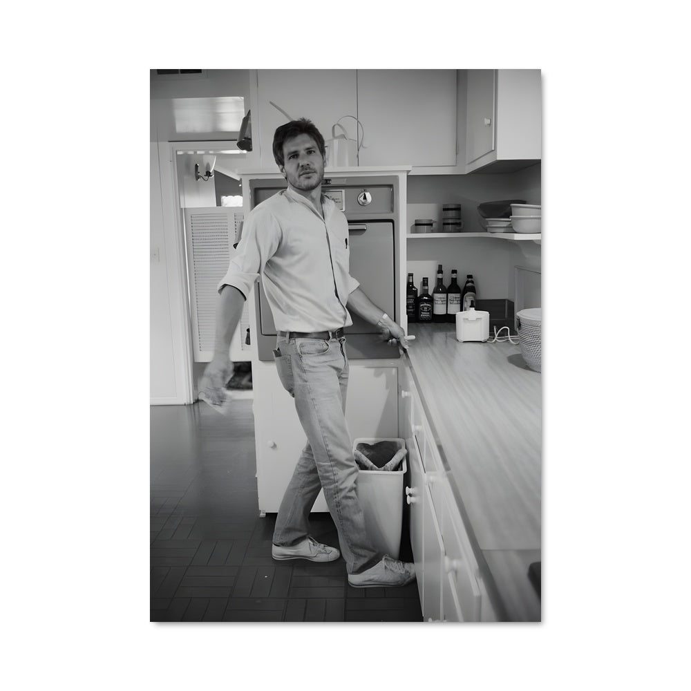 Poster Chef dans la Cuisine