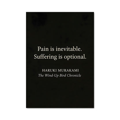 Poster Suffering is Optional