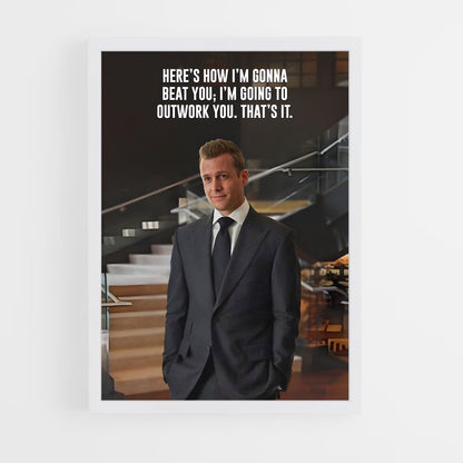 ap-harvey specter-4 cadre Blanc