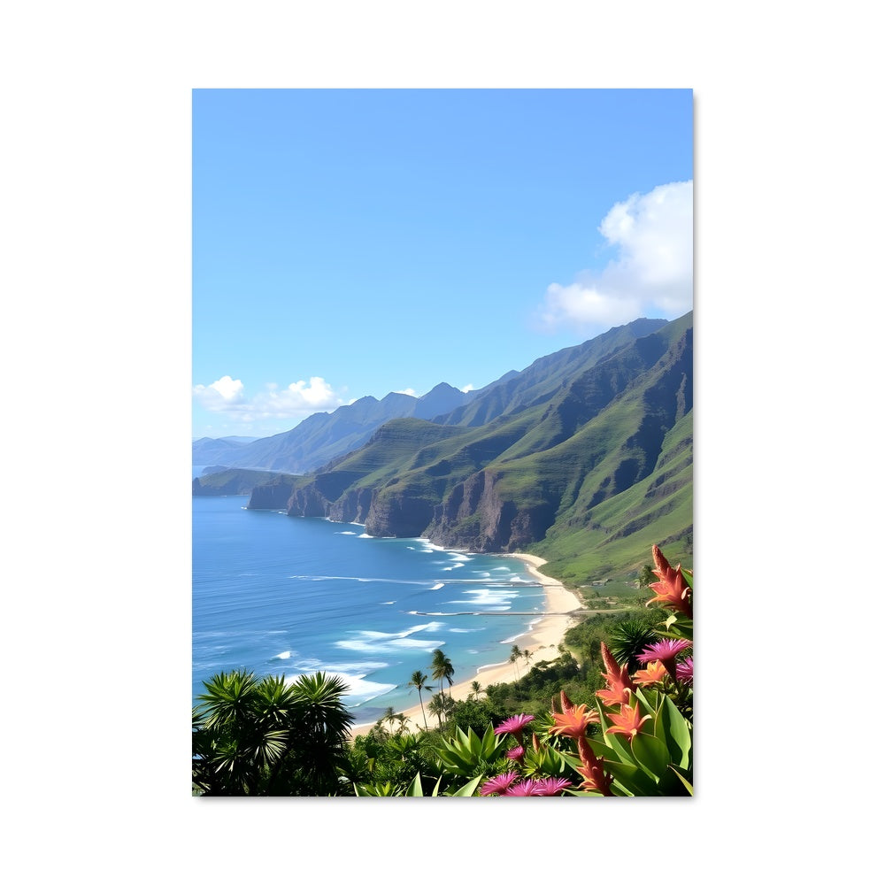 Poster Hawaii beach 94428