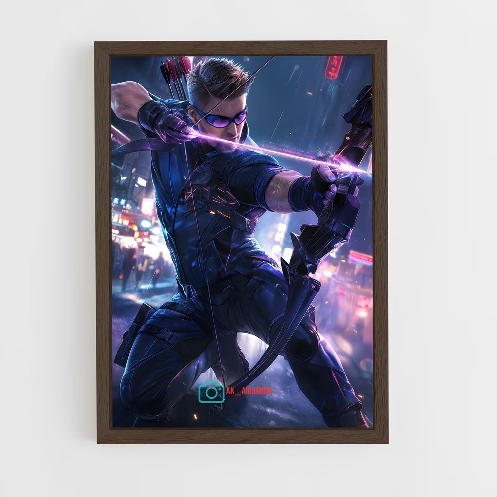 ap-hawkeye-8 cadre Bois foncé