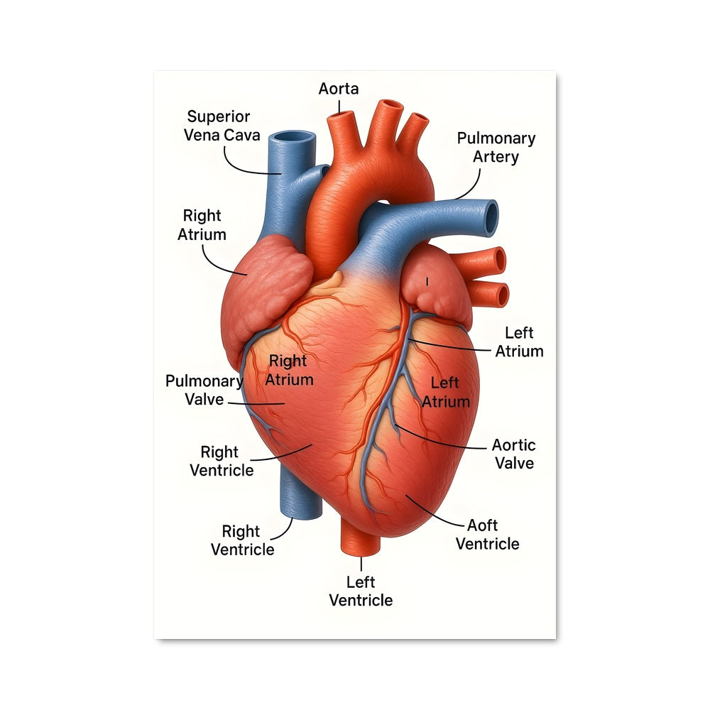 Poster Cœur Vital