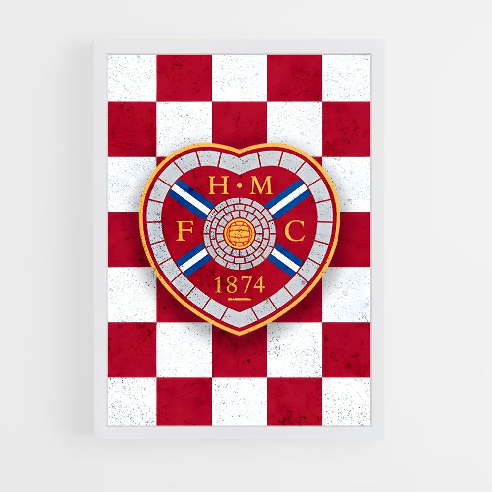 ap-heart of midlothian fc-3 cadre Blanc