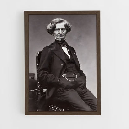 ap-hector berlioz-1 cadre Bois foncé