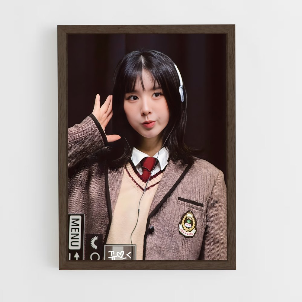 ap-heejin-6 cadre Bois foncé