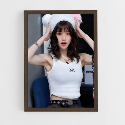 ap-heejin-7 cadre Bois foncé