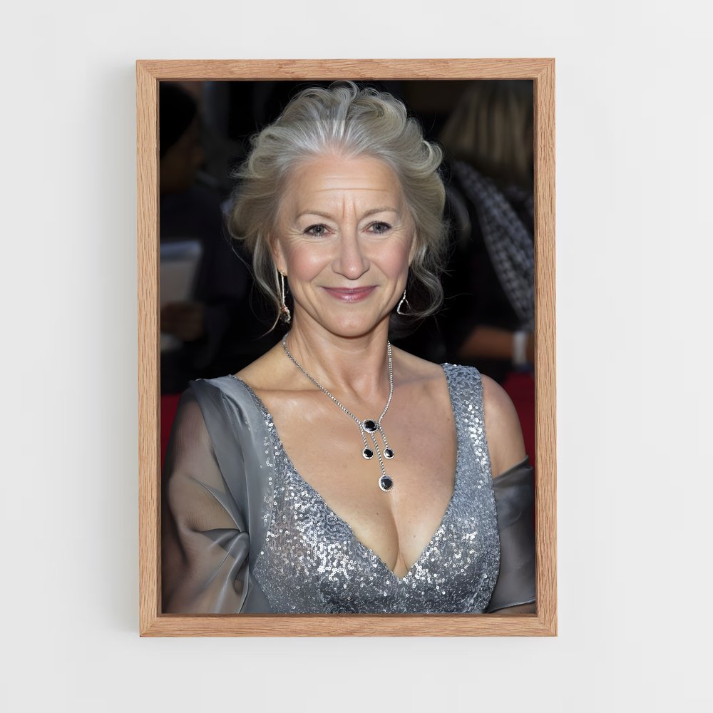 ap-helen mirren-9 cadre Bois clair