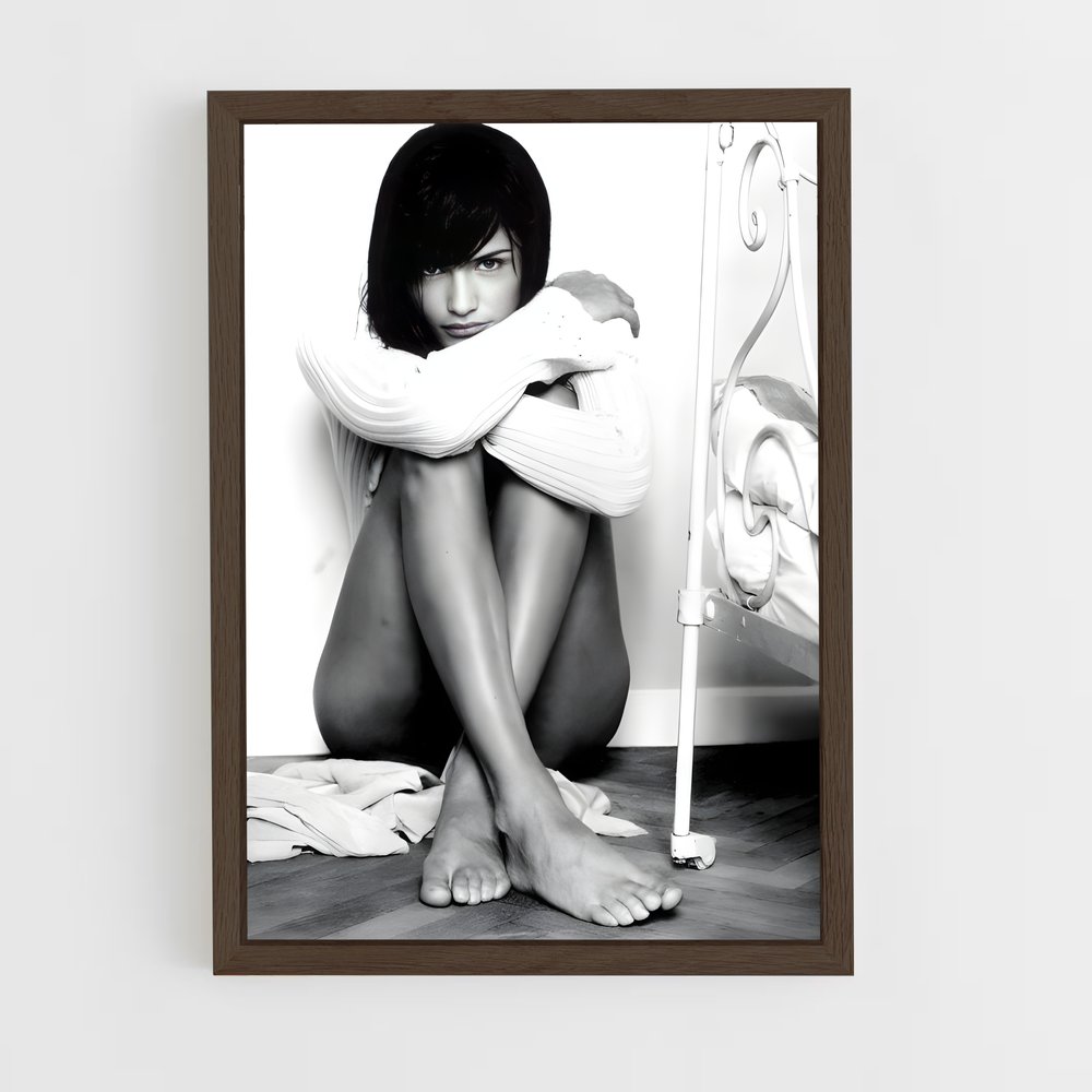 ap-helena christensen-3 cadre Bois foncé