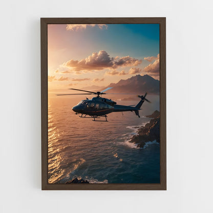 ap-helicopters-1 cadre Bois foncé
