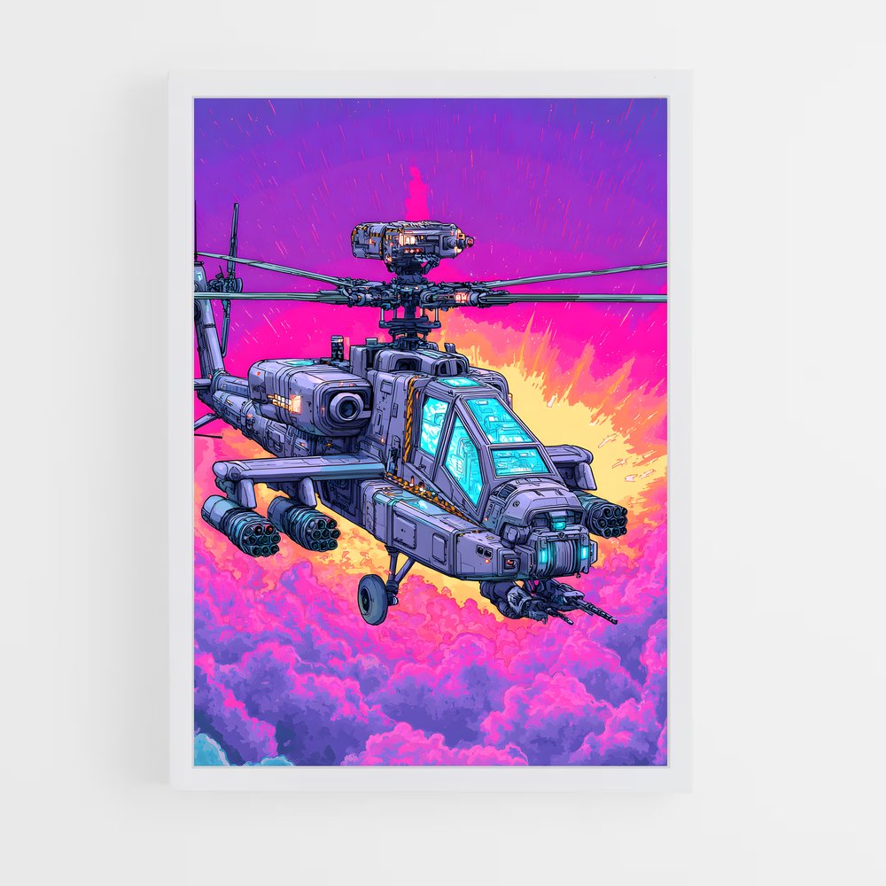 ap-helicopters-7 cadre Blanc