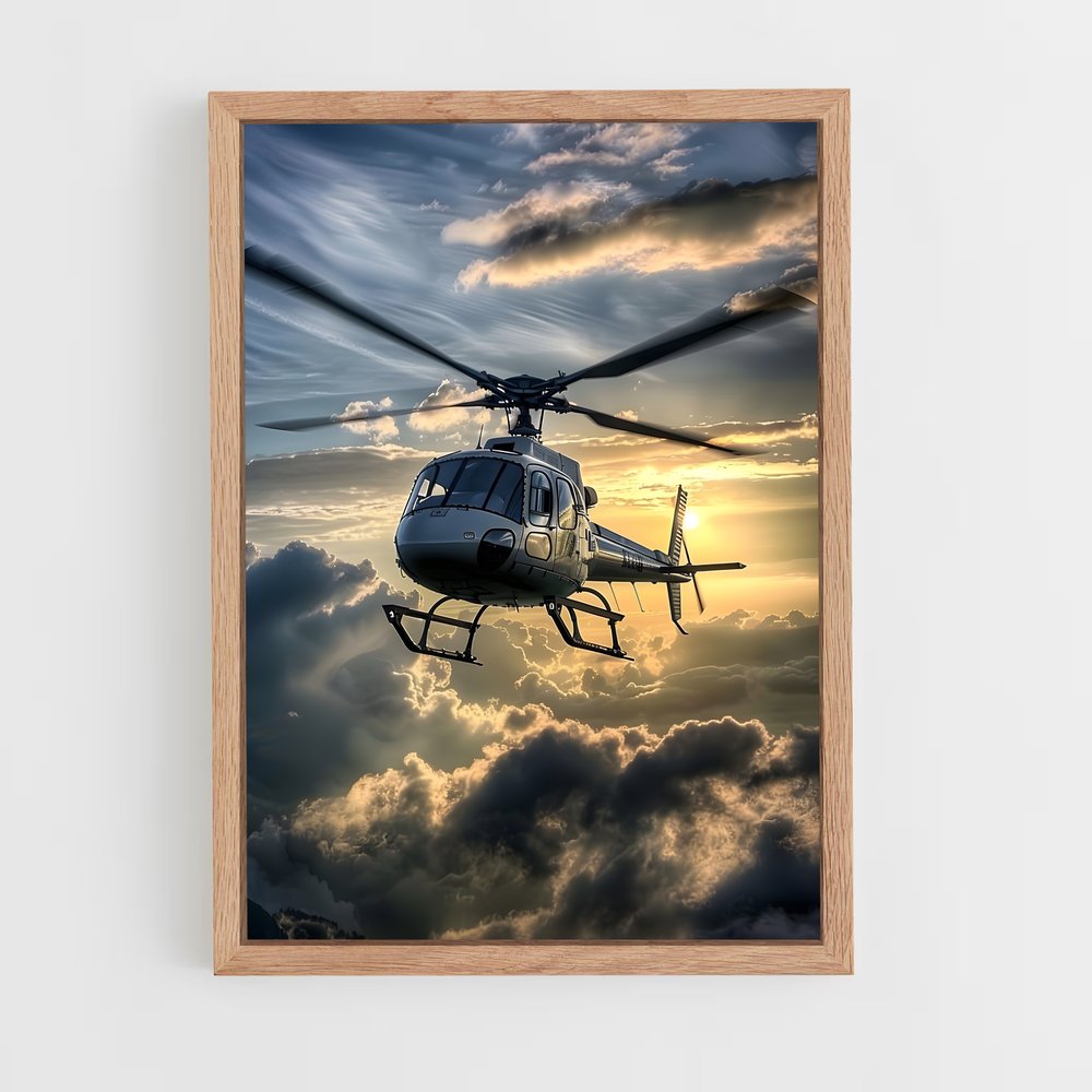 ap-helicopters-8 cadre Bois clair