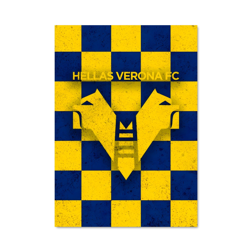 Poster Bleu et Jaune
