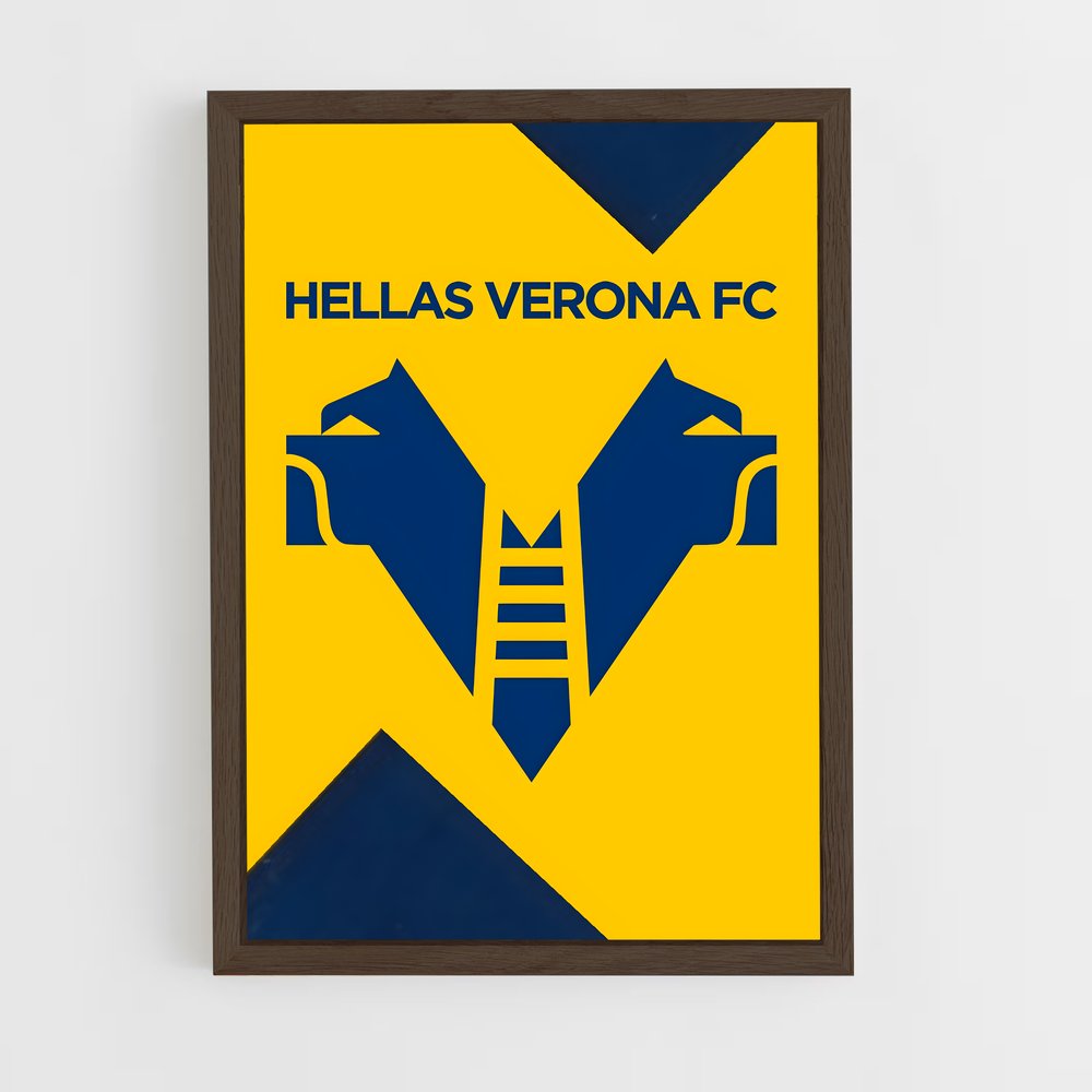 ap-hellas verona fc-3 cadre Bois foncé