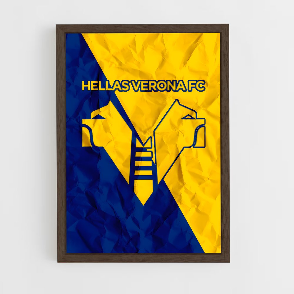 ap-hellas verona fc-4 cadre Bois foncé