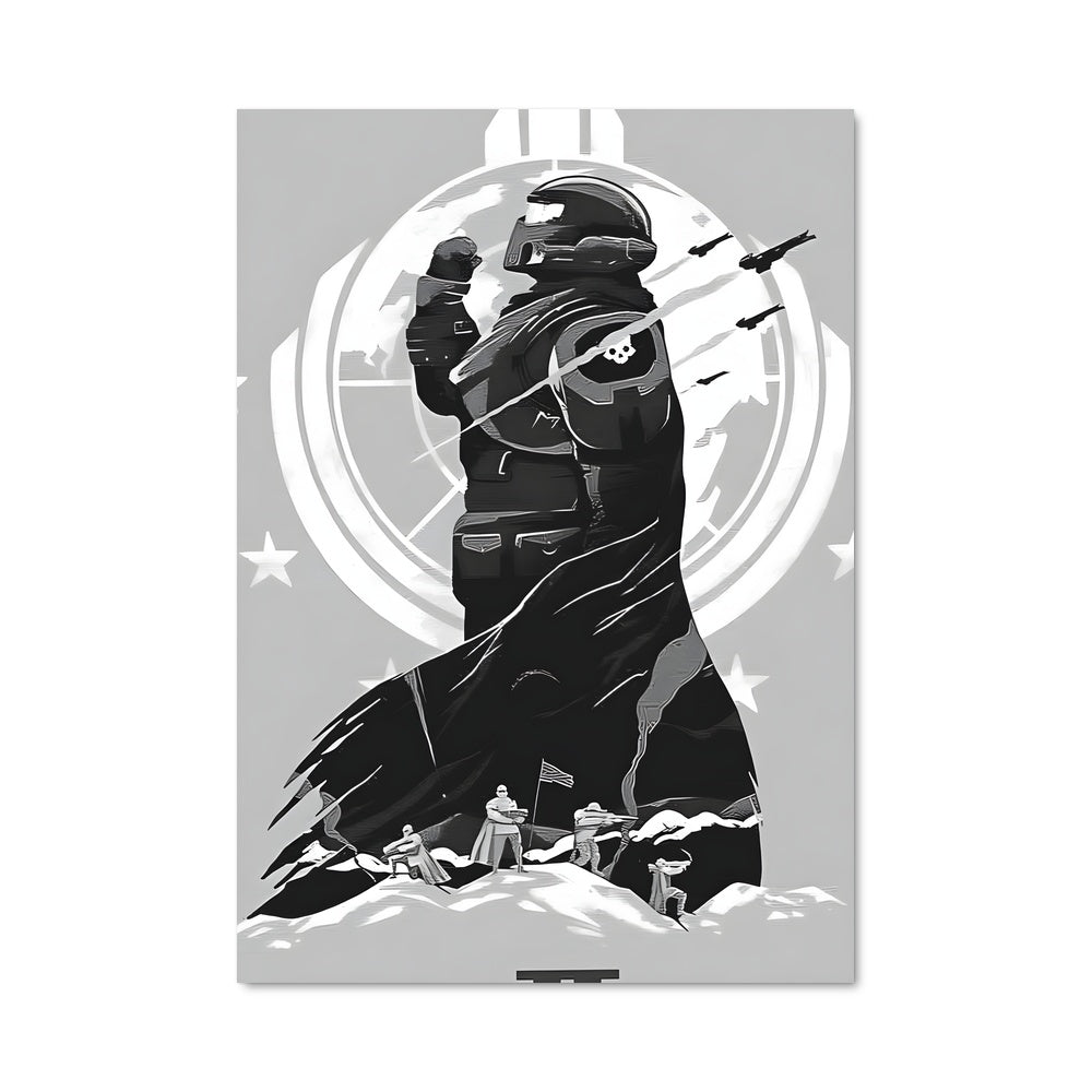 Poster Helldivers: Opération Noire