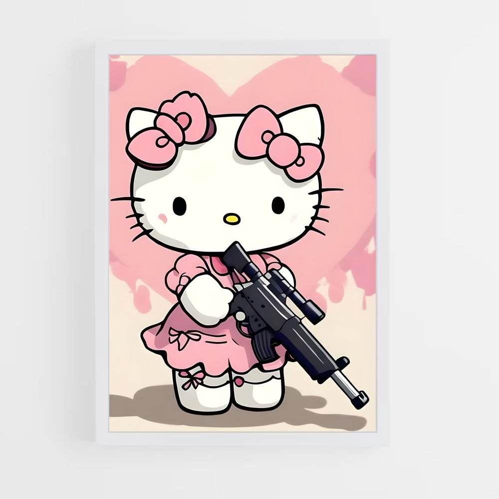 ap-hello kitty-9 cadre Blanc